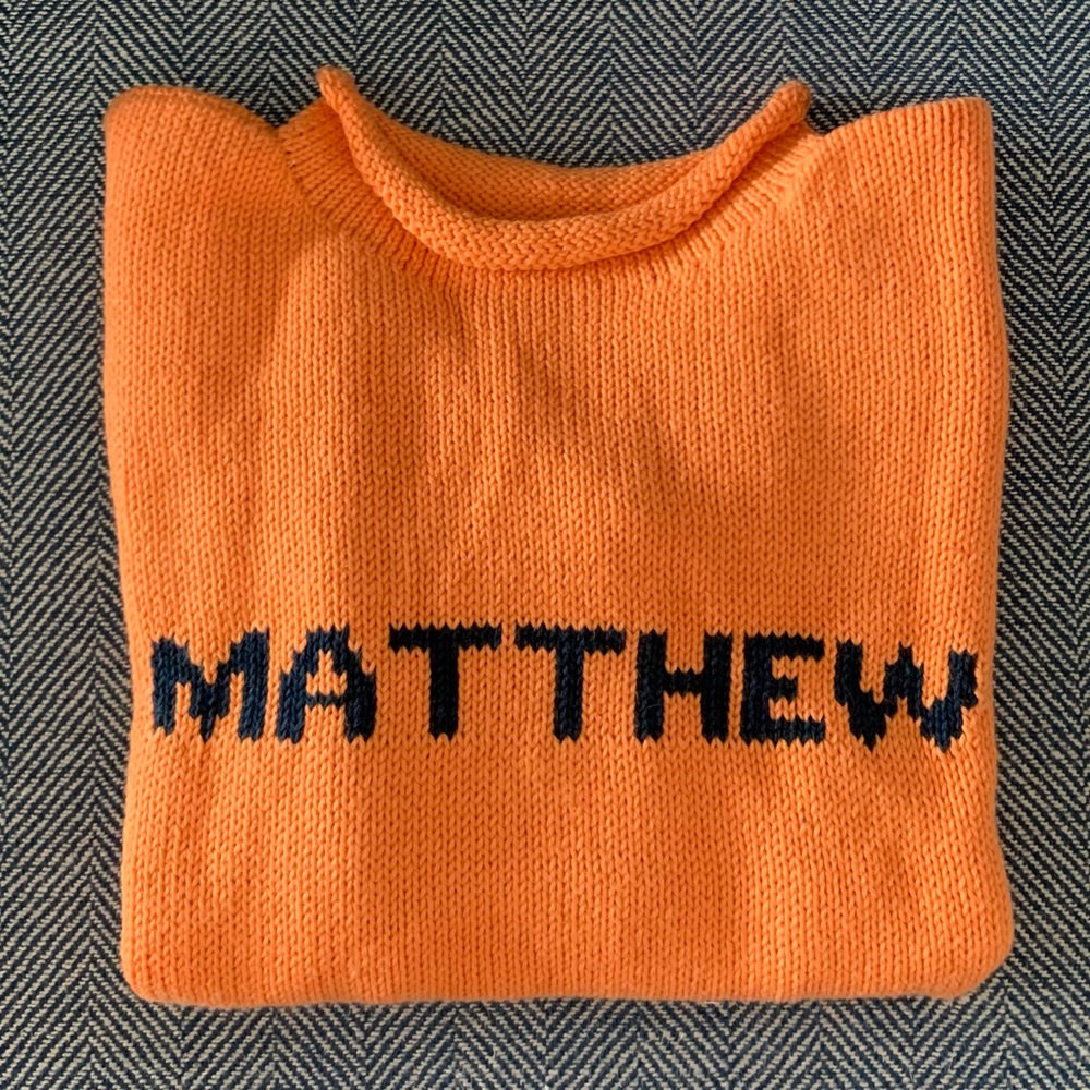 NEW Custom knit Rollneck Sweater ‘MATTHEW’ size 3